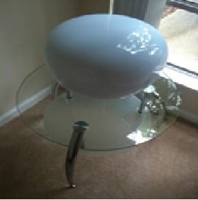 FS: love-seat, Ikea sofa, lamps and side-tables 3