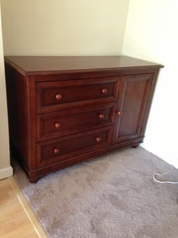 Chest of drawers, solid wood - $250 1