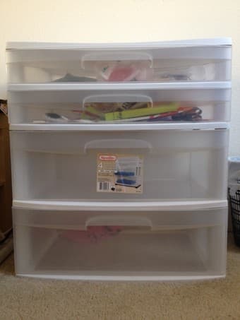 Sterilite 4 Drawer Storage Cart $ 6 1