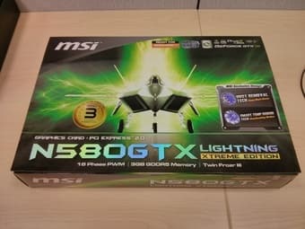 Graphics Card - GTX 580 - $240 2