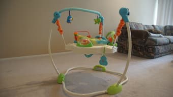 Like-new Fisher-Price Precious Planet Blue Sky Jumperoo 75$ 1