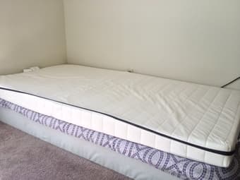 Twin bed and the mattress 1