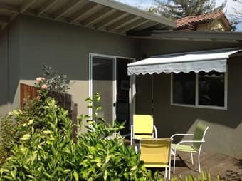 Palo Alto private rear house in the garden, center of Barron Park, Sou 1