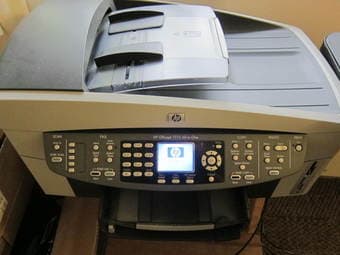 HP Officejet 7310 All-in-One Printer (Scan/Fax/Copy/Card Reader) - $20 1