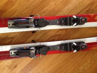 Salomon X-Wing Sandstorm skis 173cm w/ bindings - $140 2