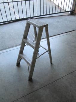 Ladder, stepladder - $15 2
