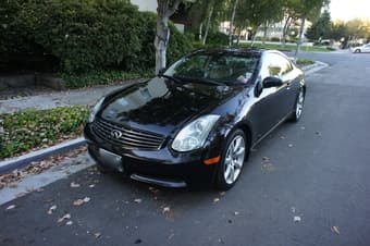 Infiniti G35 Coupe 2007 55k miles (Prem Pkg, 18" wheels) Black $18,000 1