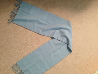 Soft blue scarf $15 1