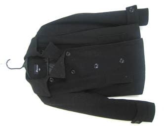 Women's Size Small Peacoat and Sweater 1