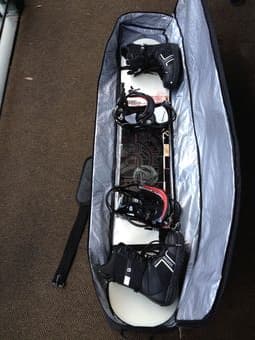 $300: RIDE Snowboard + Sonic Bindings + Burton Boots + Bag 1