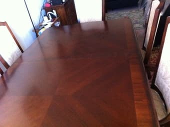 Dinning Table In Mint Condition, Seats 8 With 6 Chairs - $600 3