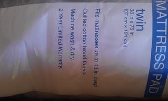 Selling a mattress pad- size twin/single 2