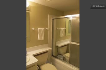 Master Bed and Bath in Lively Hacker House 1