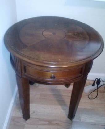 matching coffee table and end table 2