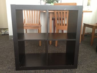 [moving sale] black shelf  $15 1