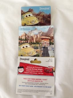 1 DISCOUNTED Disneyland Park-Hopper Ticket - $120 1