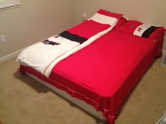 ** W Hotel Queen Bed with Plush Top Set and Box VERY GOOD condition** 1
