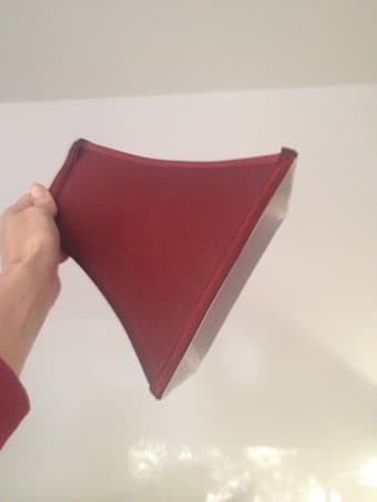 Scarlet/Maroon Lampshade 3