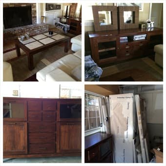 Furniture sell: living room set, mirrors and wardrobe 1