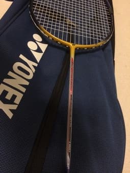 Yonex badminton racket (with birdies, grip wraps, shoes) 2