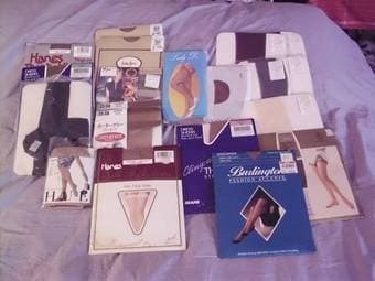 brand new sheer pantyhose and stockings for sale! in package $2 each 1