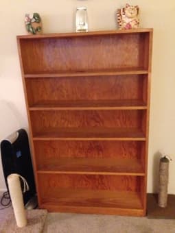 Medium-sized wooden bookshelf 1
