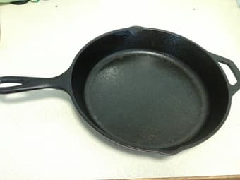 Lodge Pre-Seasoned Skillet (source pan), 10$ 1