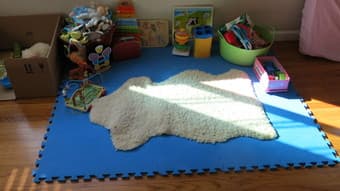Blue play mat - $40 1