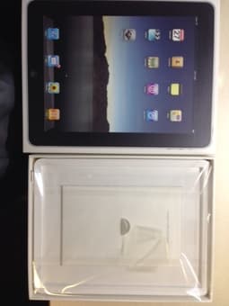 1st-gen iPad empty box, $10 1