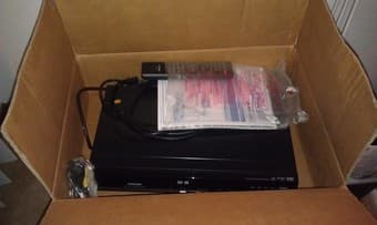 Brand new Toshiba DR410 1080p Upconverting Tunerless DVD Recorder  $40 2