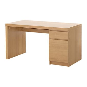 Ikea Wooden Desk - $50 1