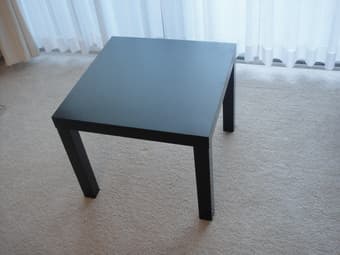 Two Ikea lack side tables - $8 2