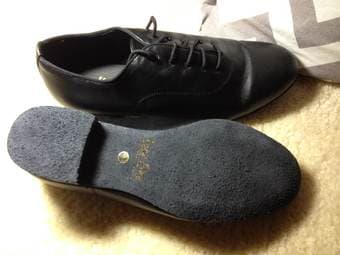 NEW men's size 8.5 ballroom dance shoes -- $10 1