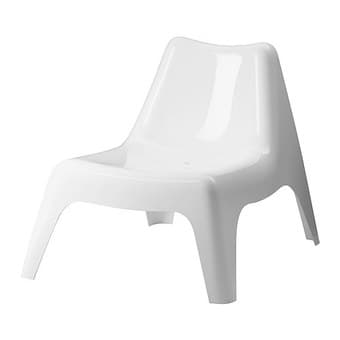 IKEA Vago Chairs (white) 2 for only USD 45.- (like brand new) 1