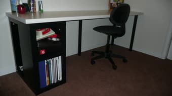 IKEA custom desk, $60 1