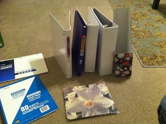 binders and other random things: all for $5 1