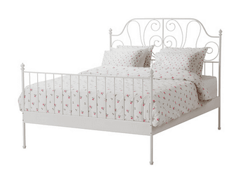 Full bed frame + mattress $150 1