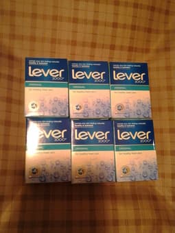 6 bars of Lever 2000 original soap 3$ 1