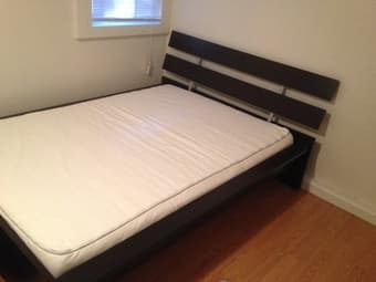 Great condition Ikea Full size bed and mattress $200 2