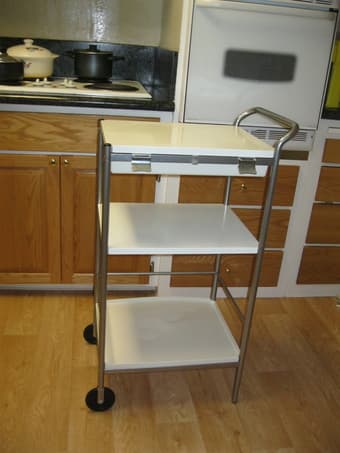 Kitchen cart with 3 layer/1 draw, $30 1
