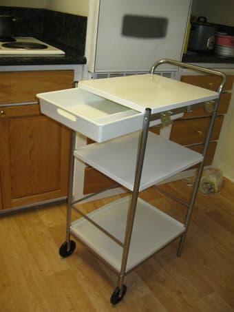 Kitchen cart with 3 layer/1 draw, $30 3