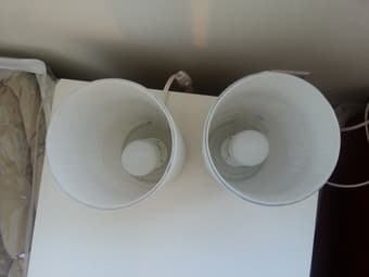 2 IKEA table lamps for $12 2