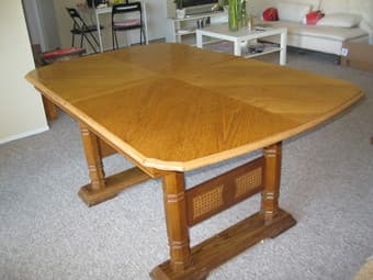 Moving sale for large, foldable dinner table,$150 2