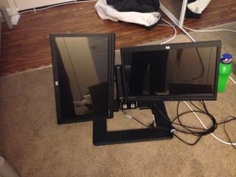 HP Dual Monitor Stand - Height & Angle Adjustable 1