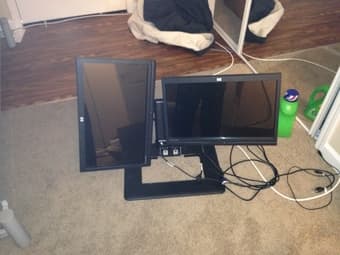 HP Dual Monitor Stand - Height & Angle Adjustable 2