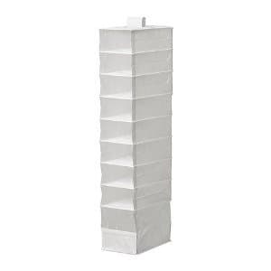 IKEA SKUBB Hanging Organizer with Compartments and Boxes in Mint Cond. 1