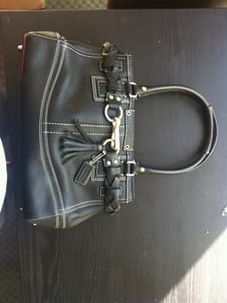 black leather genuine Coach purse (never used!) for sale, $80 OBO 1