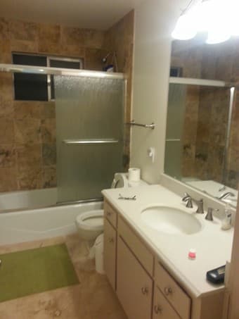 $1200 incl. utils 1 bed private bath in 2 bed/2 bath Mountain View 3