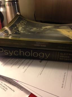 PSYCH 1 textbook and review book!-$80 3