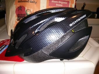 Schwinn Thrasher Adult Micro Bicycle black Helmet Adult. Sell for $15. 2